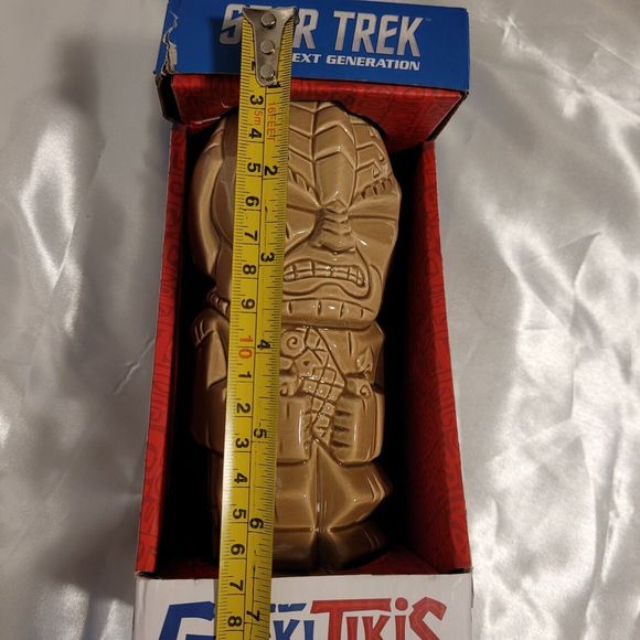 Geeki Tiki BeeLine Star Trek The Next Generation Lt. Worf Ceramic Tiki Mug New - Picture 7 of 7